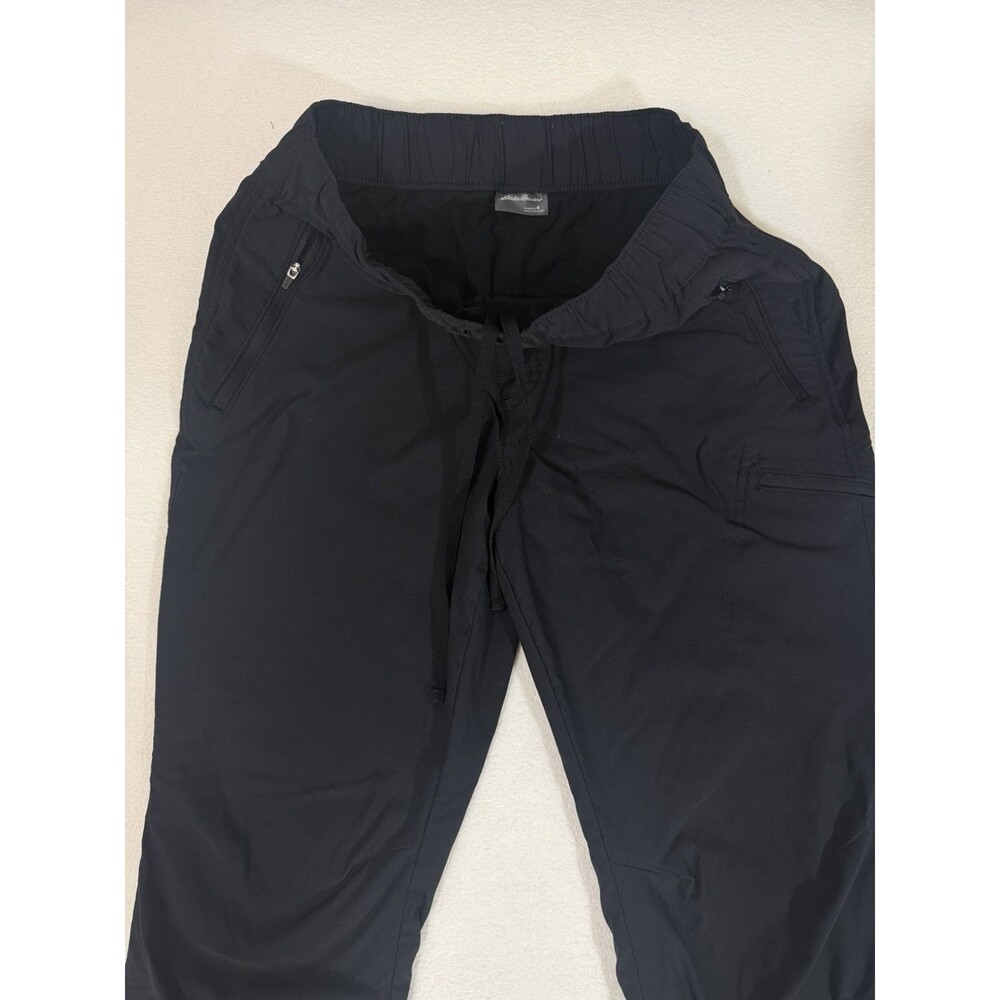 Eddie Bauer Women’s Size 8 Black Lined Pants Fall Winter Warm Stretch - Picture 6 of 12